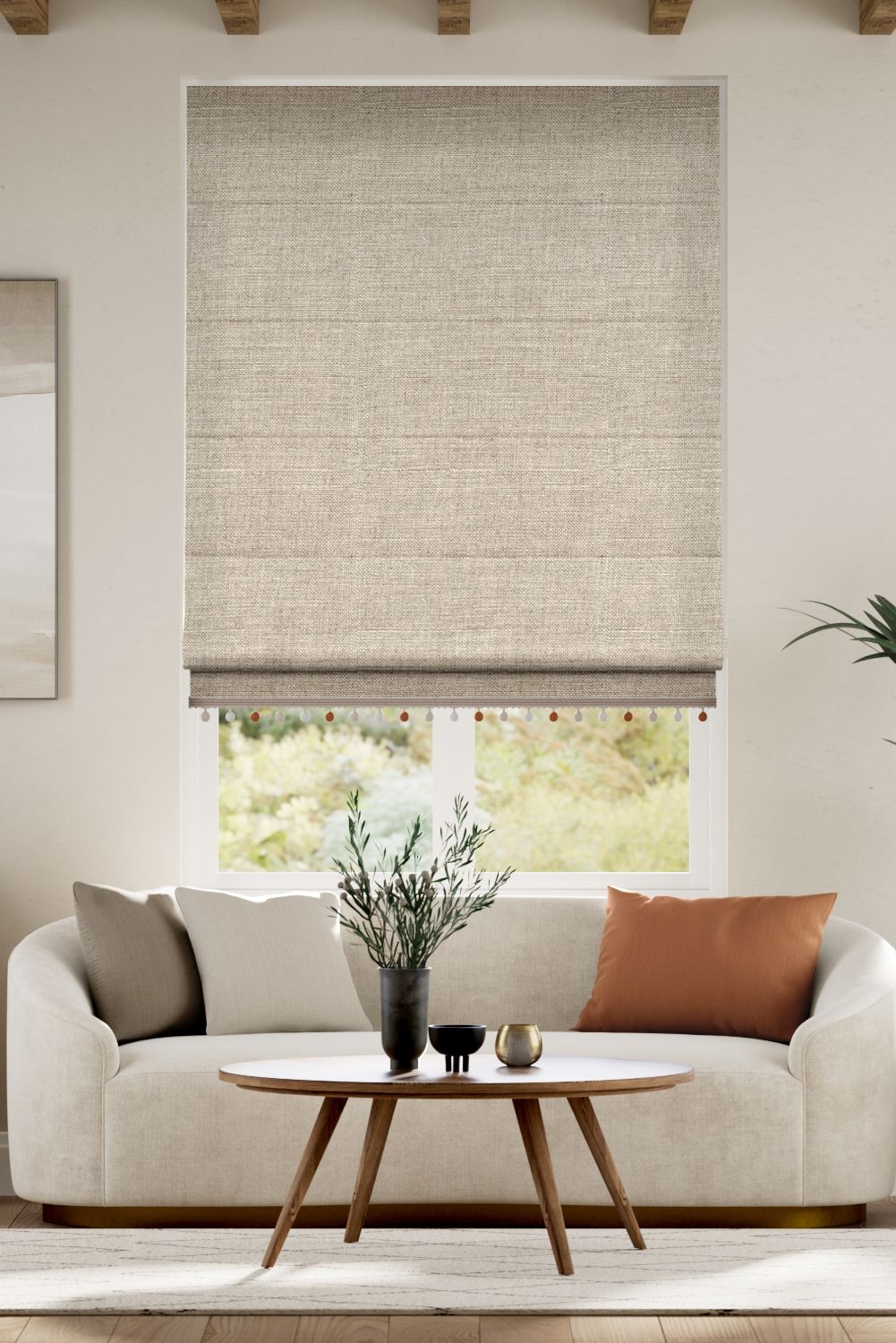 Textured Roman Blinds