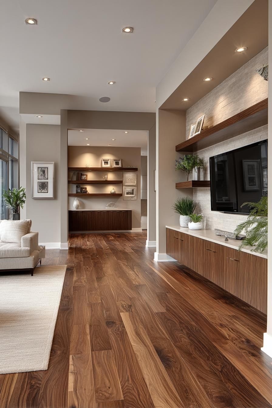 Contemporary Flooring Layout