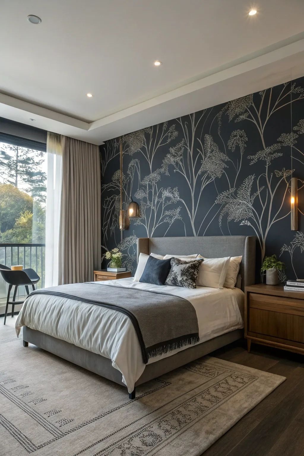 Botanic Bedroom Feature